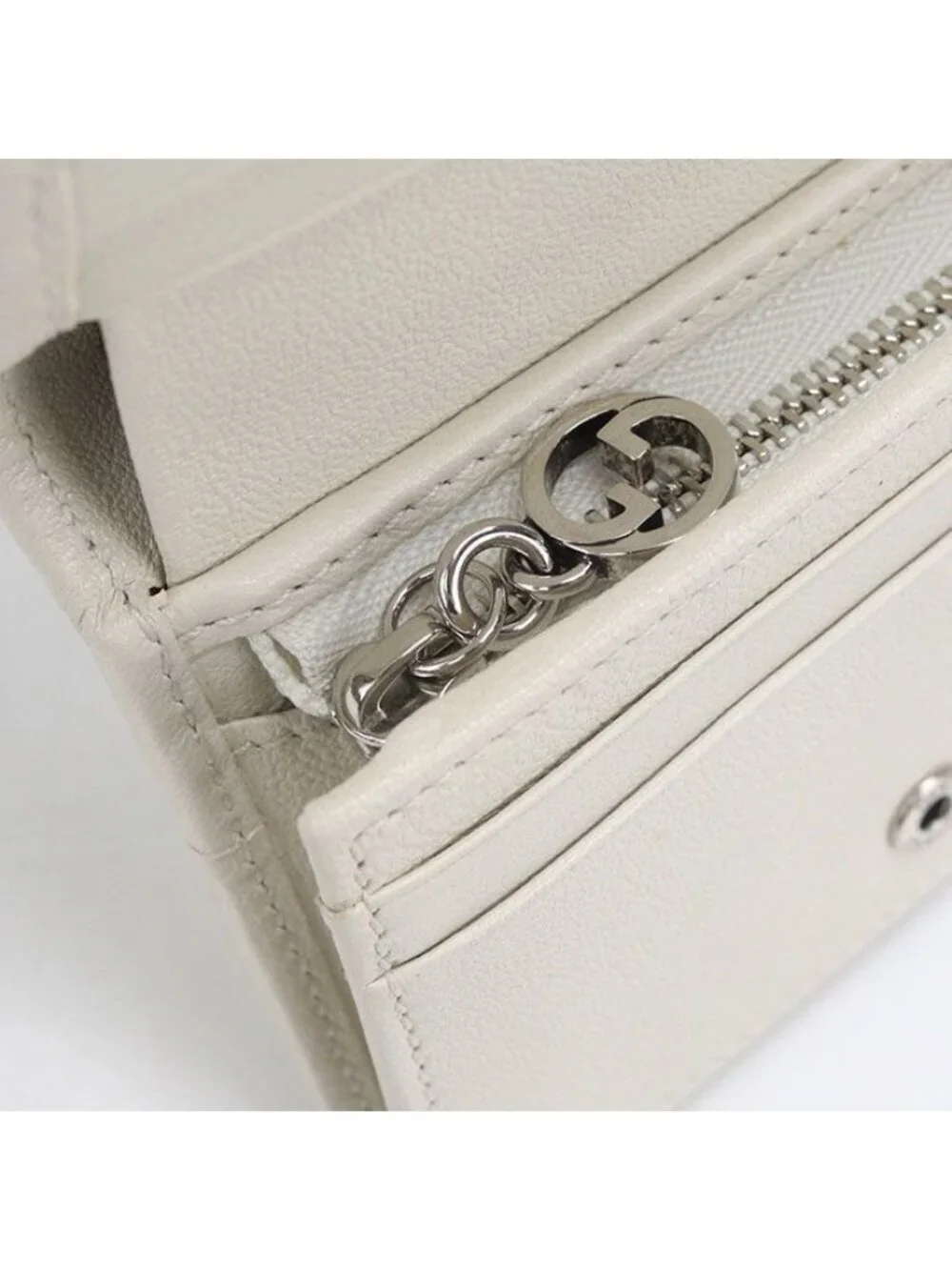 Gucci Blanc Di Bifold Wallet Leather - Picture 7 of 8